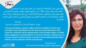 في عام 2020 ، سيحتفل مجلس الأمن الدولي بمرور عقدين على القرار التاريخي 1325